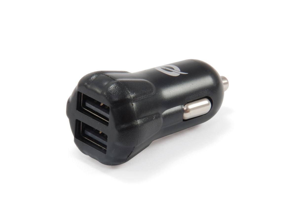 Conceptronic CUSBCAR2AKIT 2-Port USB Car Charger Kit Black