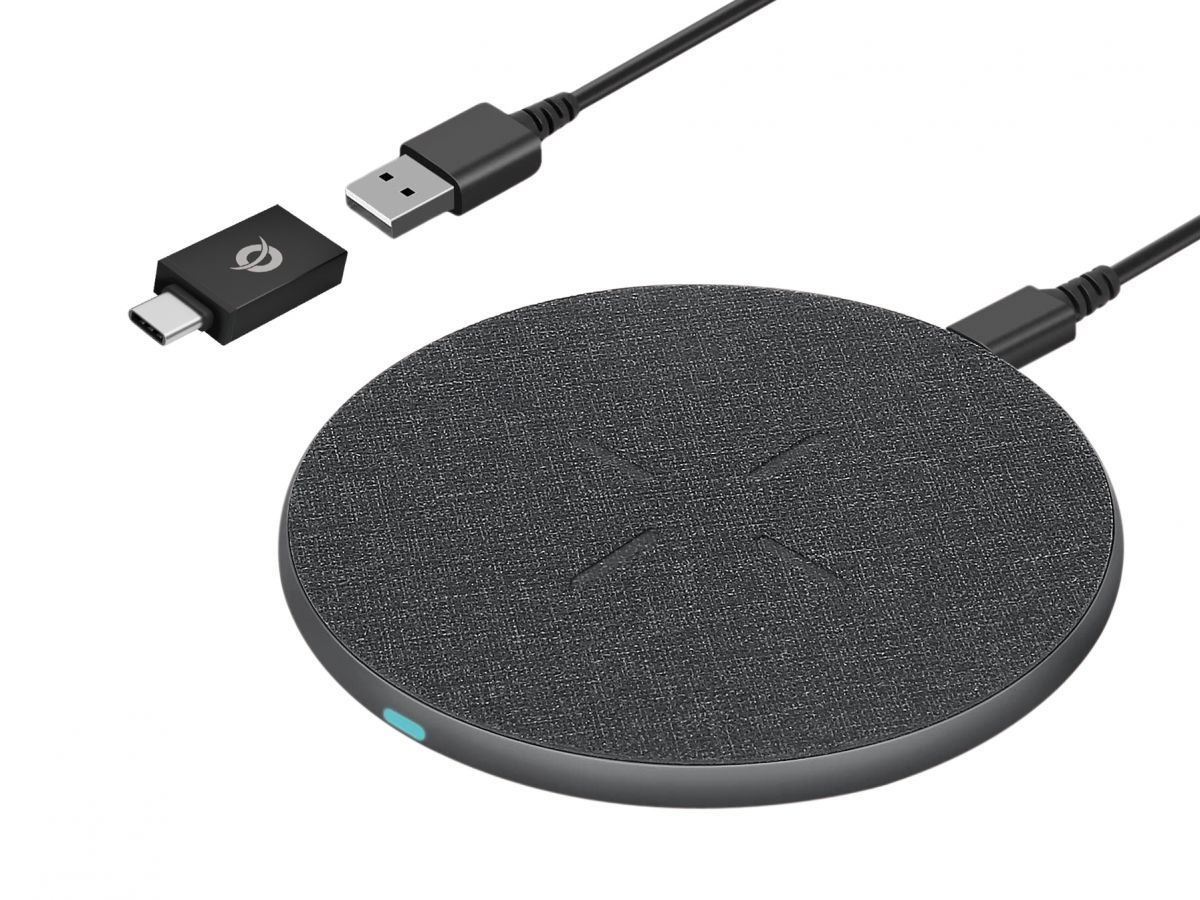 Conceptronic GORGON03G 15W Wireless Charger with USB Adapter