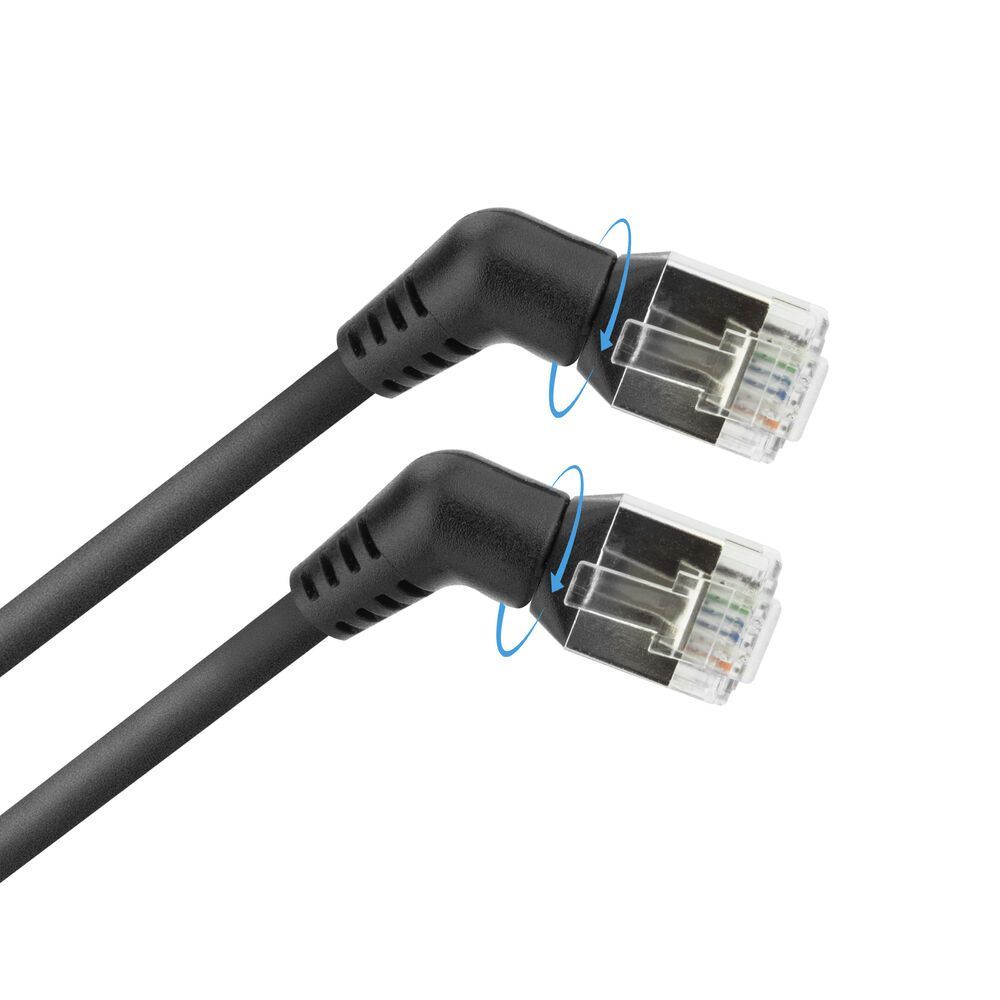 ACT CAT6A U-FTP Patch Cable 7m Black ACT CAT6A U-FTP Patch Cable 7m Black