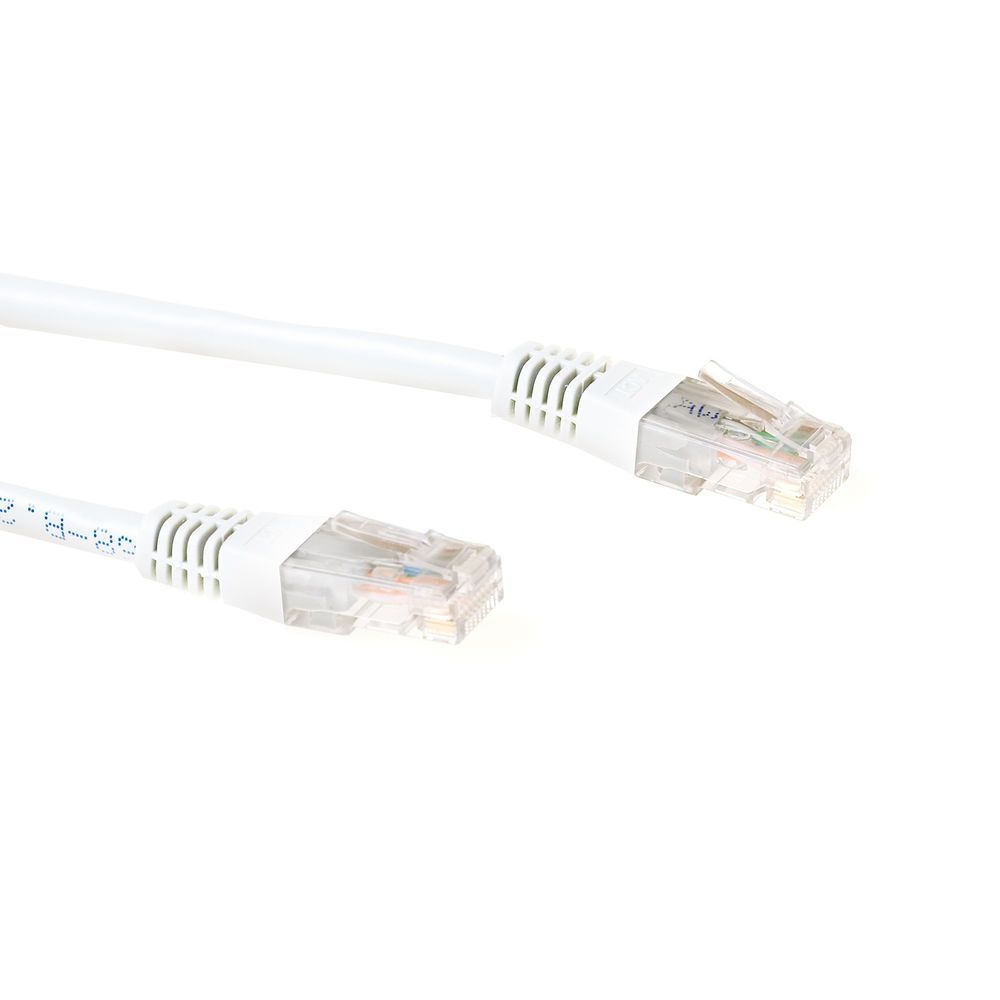 ACT CAT6 U-UTP Patch Cable 1m White ACT CAT6 U-UTP Patch Cable 1m White