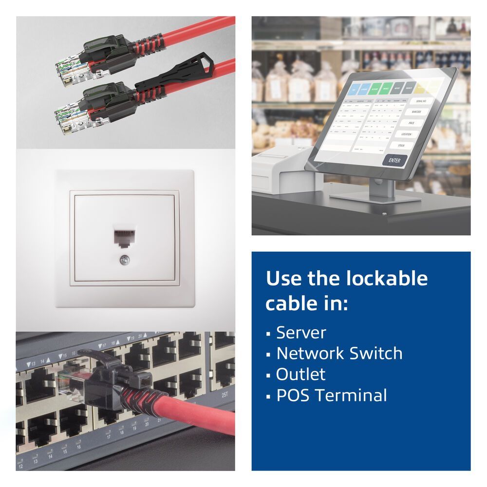 ACT CAT6A U-UTP Patch Cable 3m Red ACT CAT6A U-UTP Patch Cable 3m Red