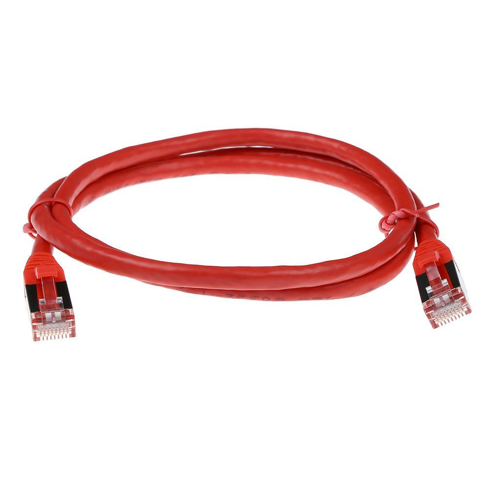 ACT CAT6A S-FTP Patch Cable 0,5m Red ACT CAT6A S-FTP Patch Cable 0,5m Red