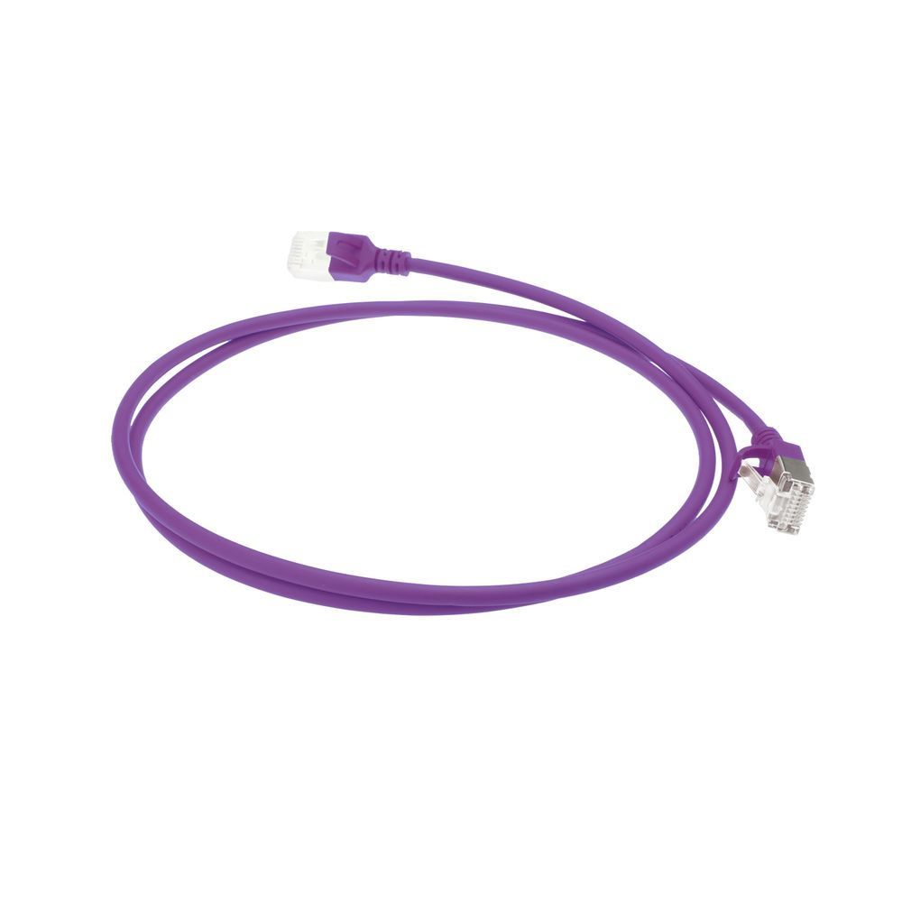 ACT CAT6A U-FTP Patch Cable 3m Purple ACT CAT6A U-FTP Patch Cable 3m Purple
