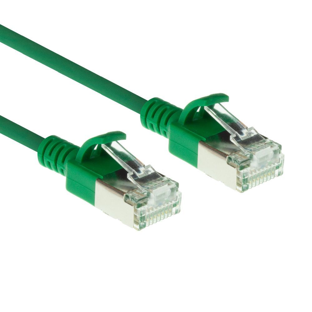 ACT CAT6A U-FTP Patch Cable 5m Green ACT CAT6A U-FTP Patch Cable 5m Green