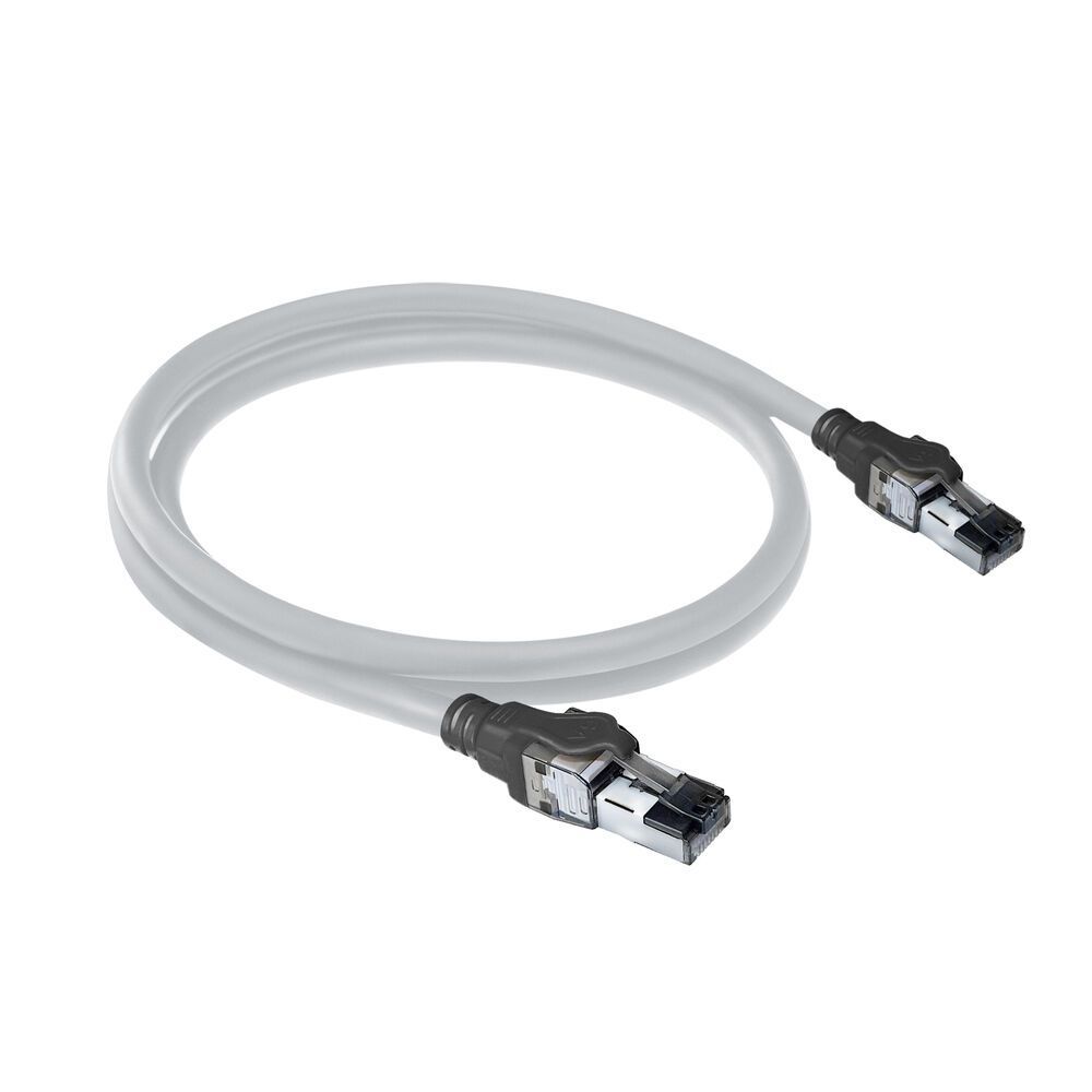ACT CAT6A S-FTP Patch Cable 1m Grey ACT CAT6A S-FTP Patch Cable 1m Grey