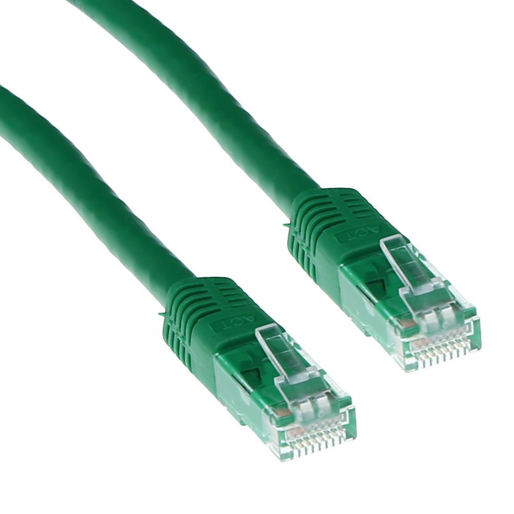ACT CAT6 U-UTP Patch Cable 1,5m Green ACT CAT6 U-UTP Patch Cable 1,5m Green