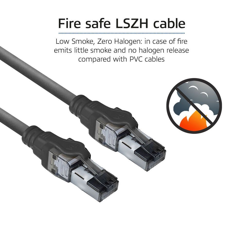 ACT CAT6A S-FTP Patch Cable 3m Black ACT CAT6A S-FTP Patch Cable 3m Black