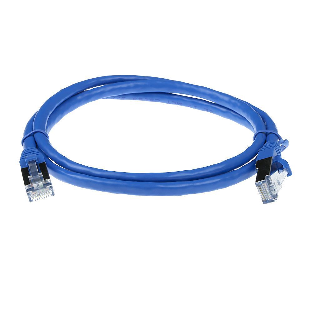 ACT CAT6A S-FTP Patch Cable 5m Blue ACT CAT6A S-FTP Patch Cable 5m Blue