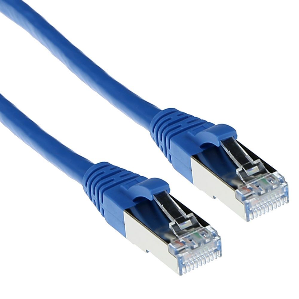 ACT CAT6A S-FTP Patch Cable 0,5m Blue ACT CAT6A S-FTP Patch Cable 0,5m Blue