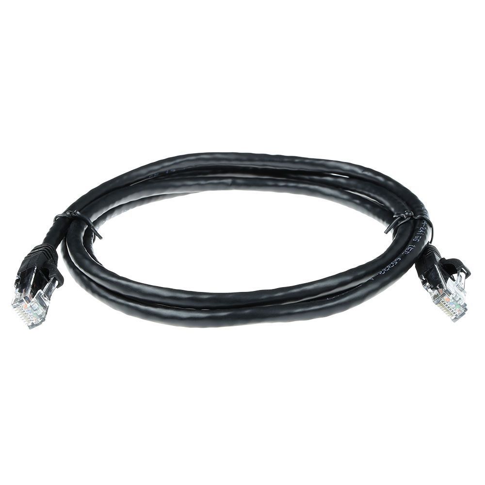 ACT CAT6 U-UTP Patch Cable 1m Black ACT CAT6 U-UTP Patch Cable 1m Black