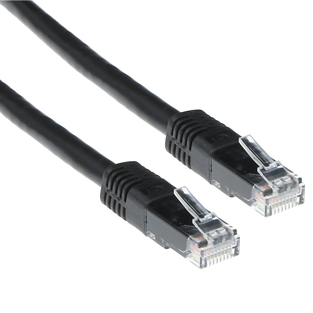 ACT CAT6 U-UTP Patch Cable 1m Black ACT CAT6 U-UTP Patch Cable 1m Black