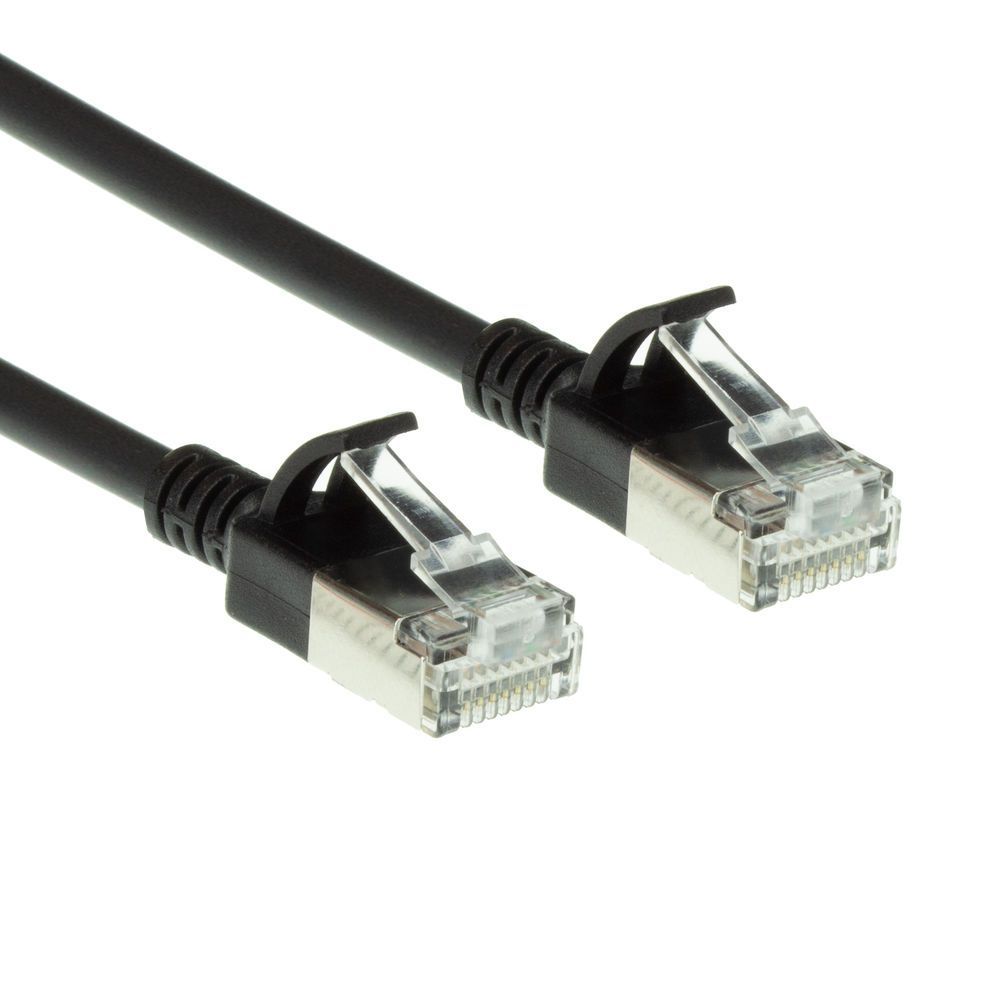ACT CAT6A U-FTP Patch Cable 0,5m Black ACT CAT6A U-FTP Patch Cable 0,5m Black