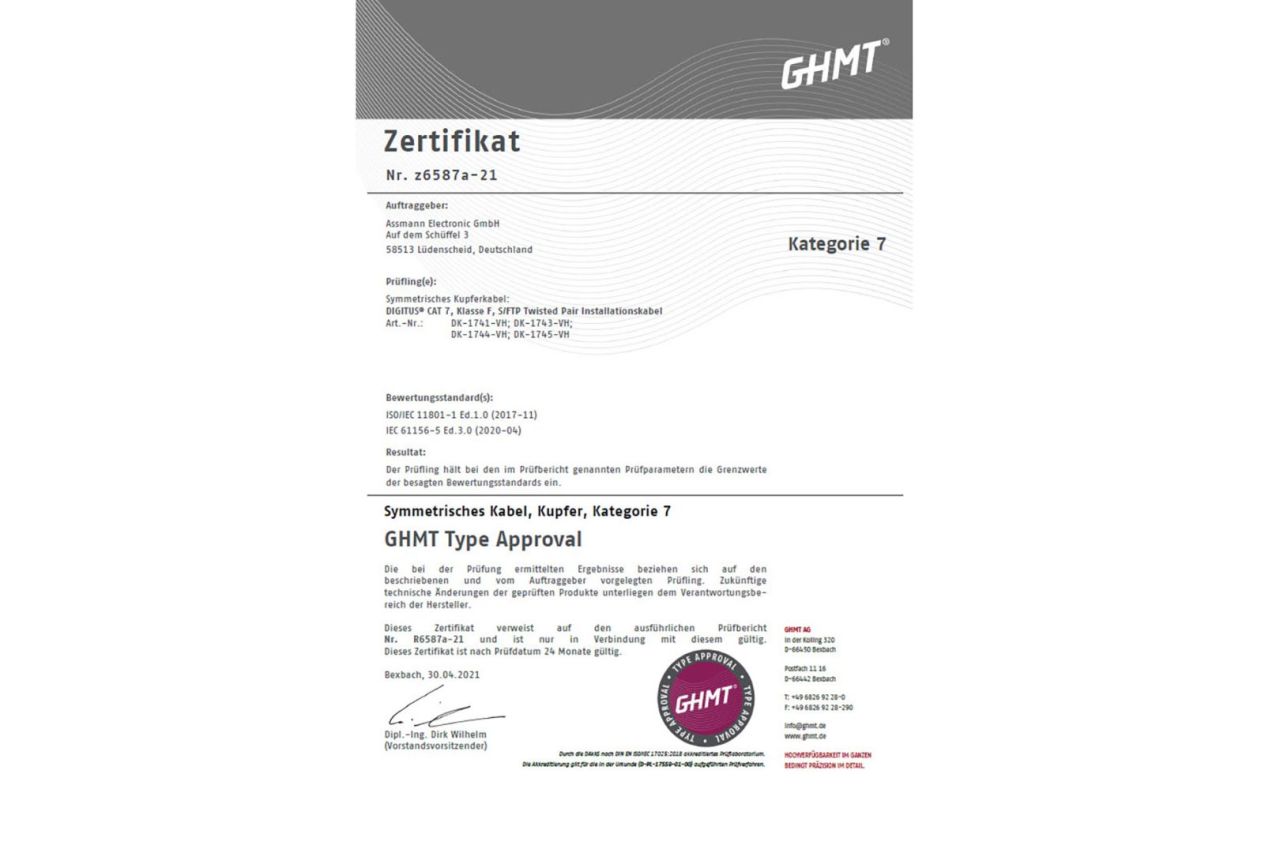 Digitus CAT7 S-FTP installation cable 500m Black Digitus CAT7 S-FTP installation cable 500m Black