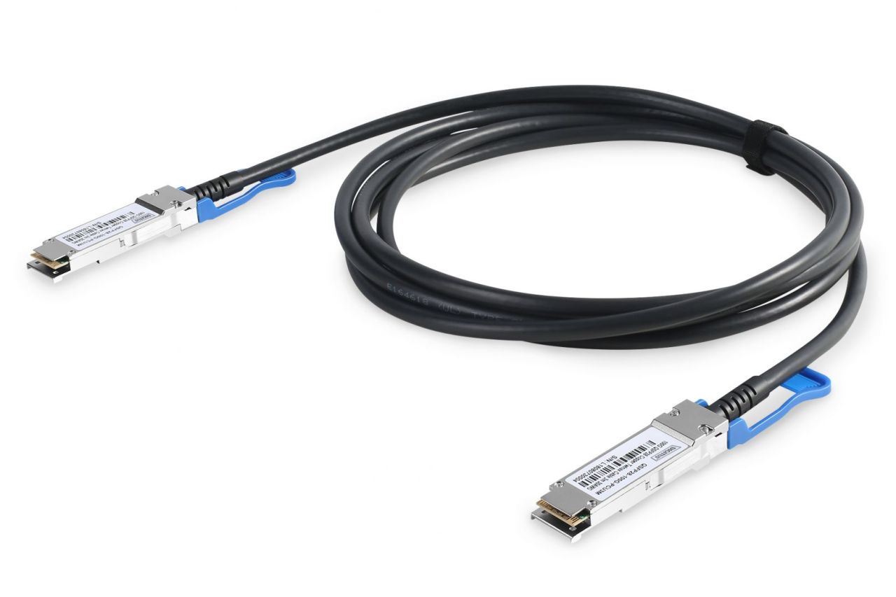 Digitus 100G QSFP28 Direct Attach Cable 1m Black Digitus 100G QSFP28 Direct Attach Cable 1m Black