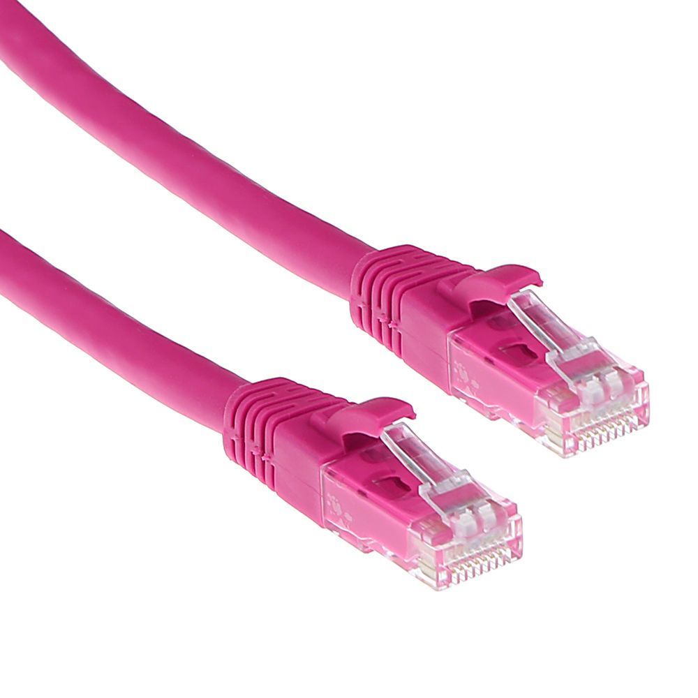 ACT CAT6A U-UTP Patch Cable 7m Pink ACT CAT6A U-UTP Patch Cable 7m Pink