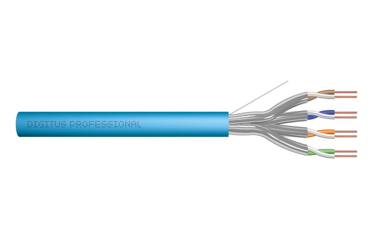 Digitus CAT6A U-FTP Installation Cable 100m Blue Digitus CAT6A U-FTP Installation Cable 100m Blue