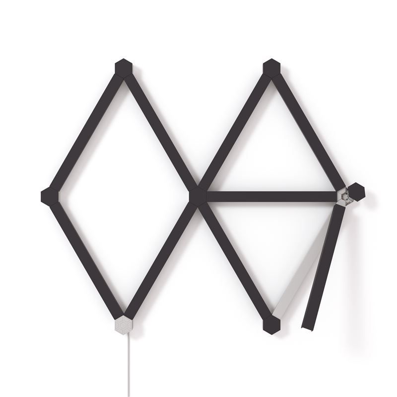 Nanoleaf Lines Skin, matte black 9pcs