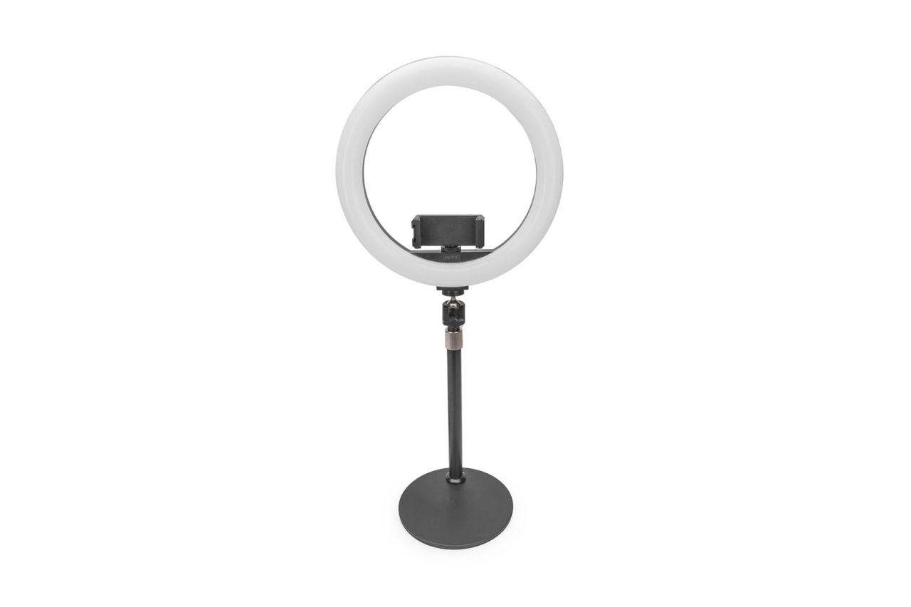 Digitus LED Ring Light 10" expandable table stand