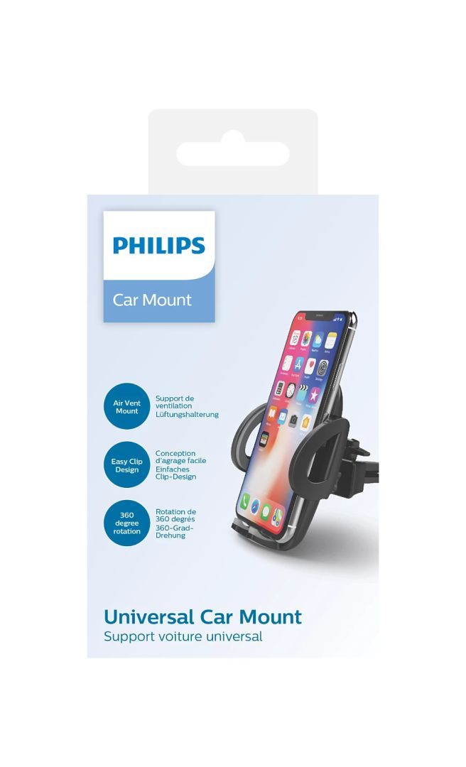 Philips Universal Car Mount Air Vent Black