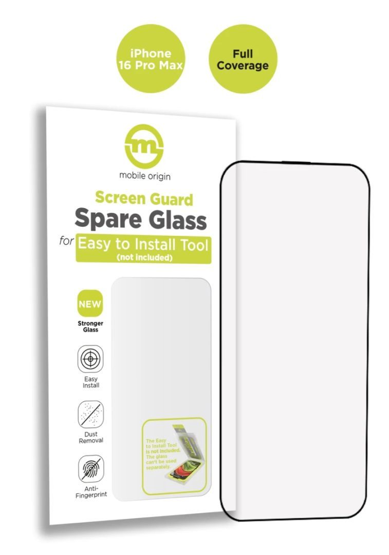 Mobile Origin Screen Guard Spare Glass Full Coverage iPhone 16 Pro Max