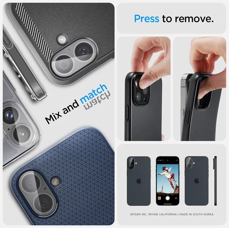 Spigen Glass tR Optik 2 Pack iPhone 16/16 Plus Crystal Clear Spigen Glass tR Optik 2 Pack iPhone 16/16 Plus Crystal Clear