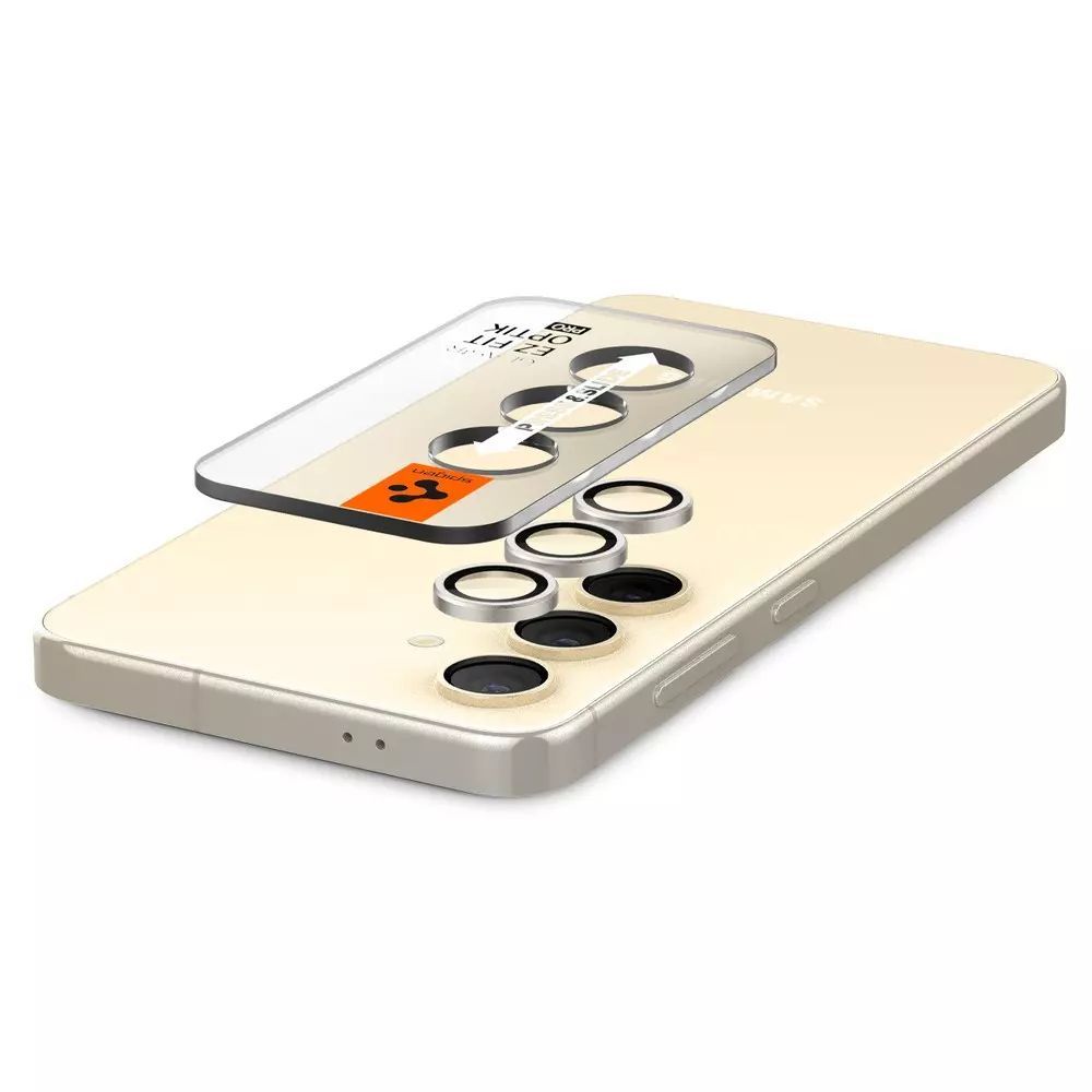 Spigen Glass tR EZ Fit Optik Pro 2 Pack Samsung Galaxy S24+ Yellow Spigen Glass tR EZ Fit Optik Pro 2 Pack Samsung Galaxy S24+ Yellow