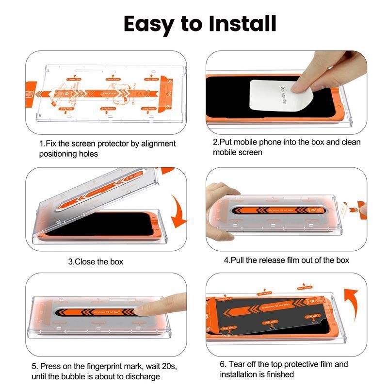 Mobile Origin Screen Guard easy applicator Samsung Galaxy S24+ 2 pack