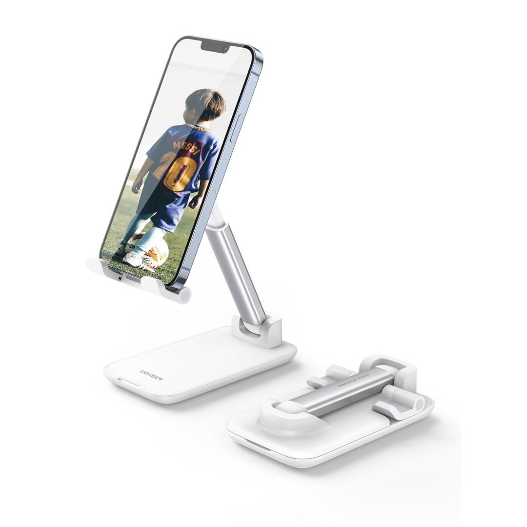 UGREEN Foldable Multi-Angle Phone Desktop Stand Silver