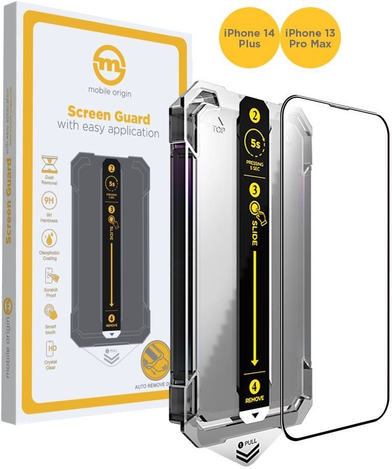 Mobile Origin Screen Guard iPhone 14 Plus/13 Pro Max with easy application