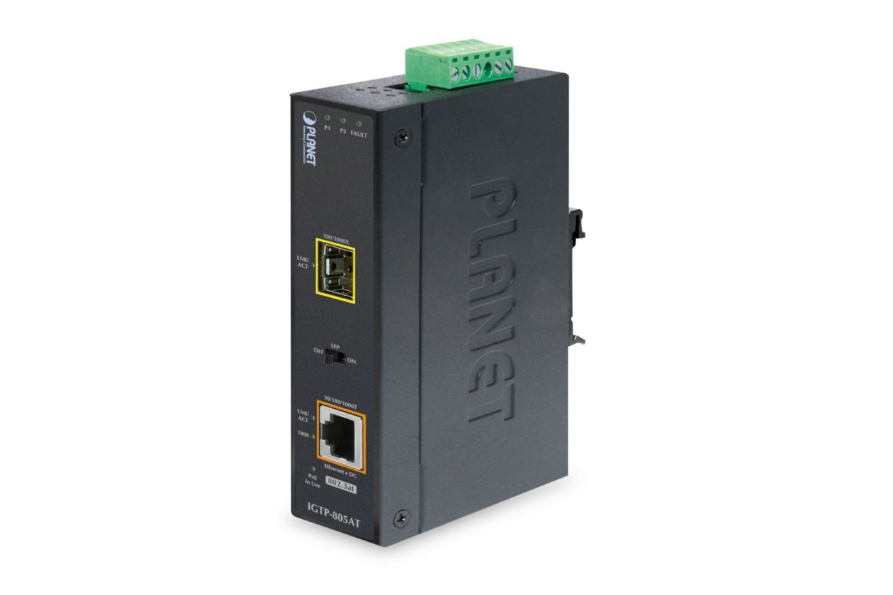 Planet Industrial Gigabit Ethernet Media Converter