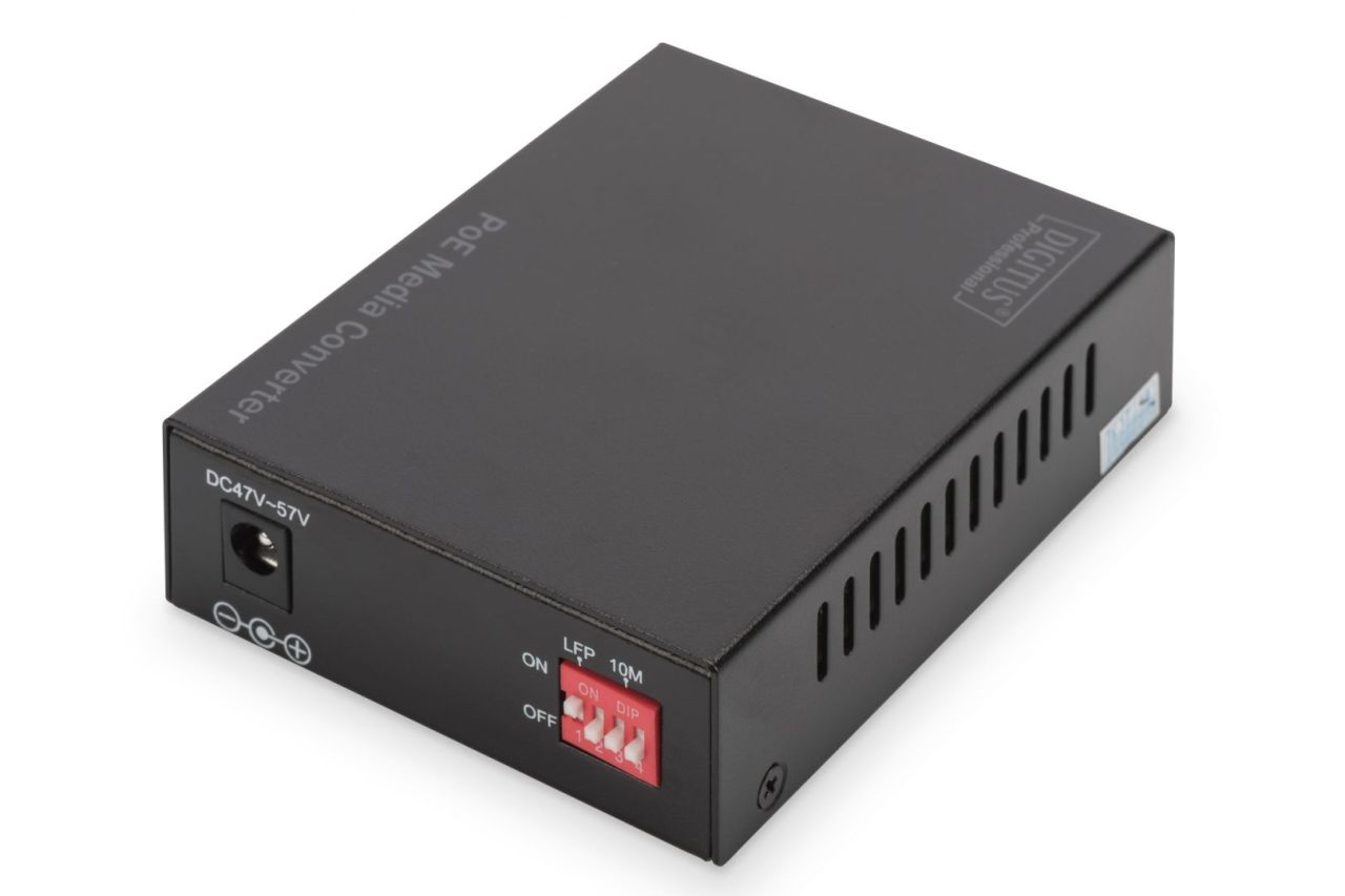 Digitus Gigabit Ethernet PoE+ SFP Media Converter