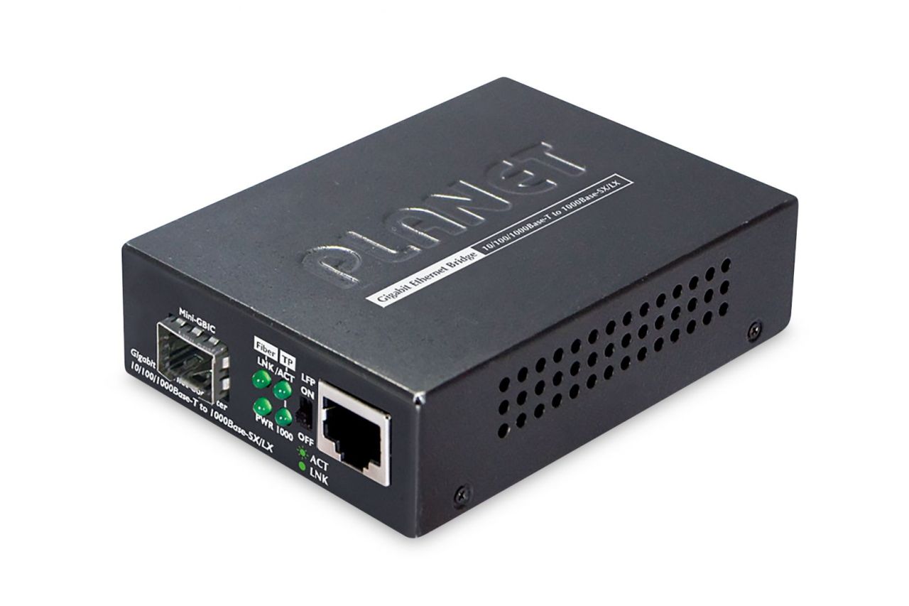 Planet Gigabit Ethernet SFP Media Converter