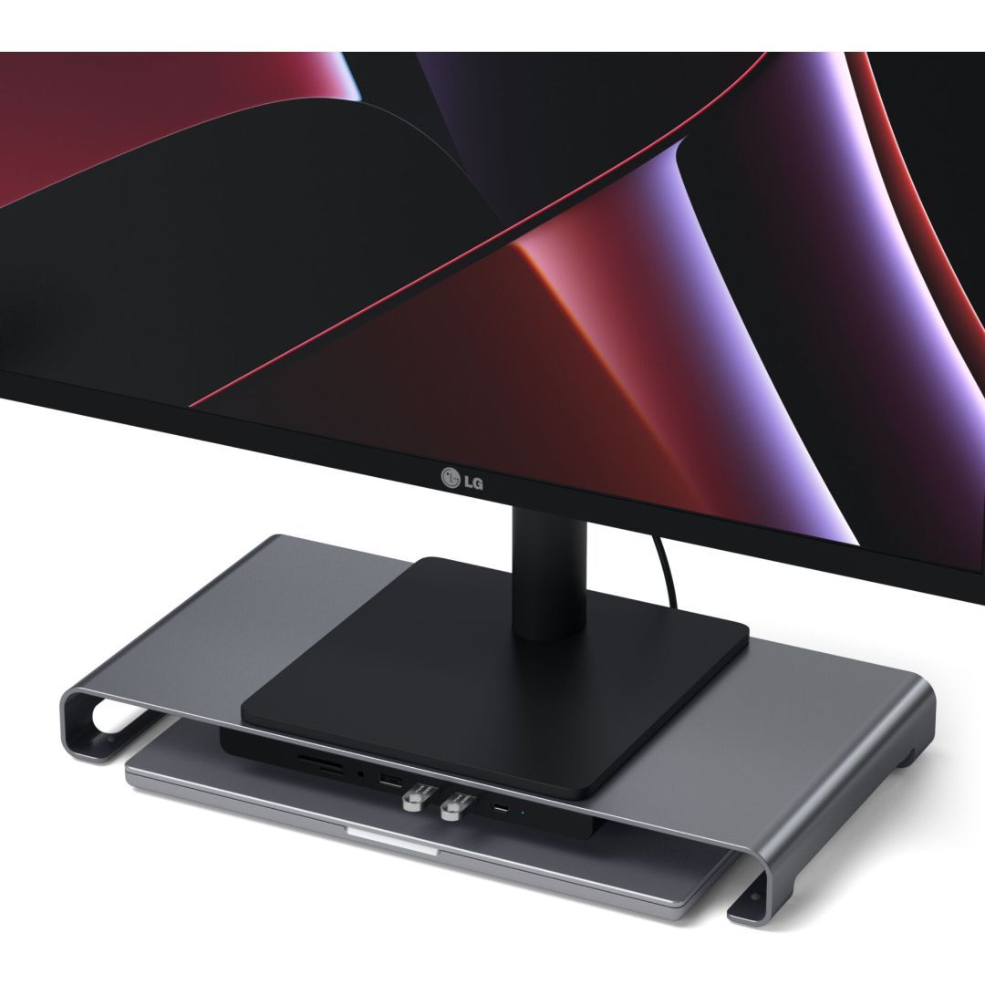 Satechi USB-C Monitor Stand Hub XL Space Grey