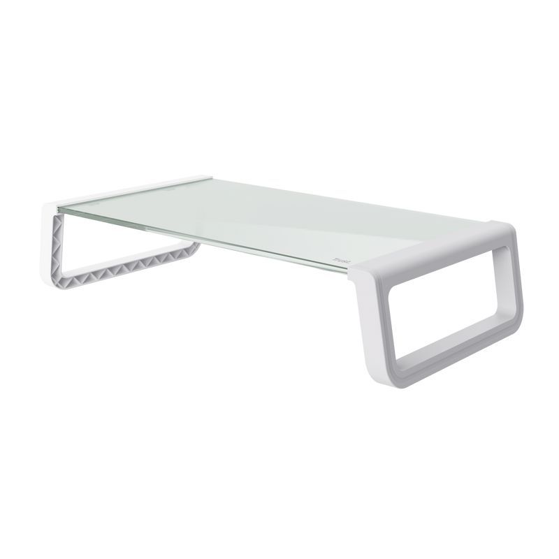 Trust Monta Tempered Glass Monitor Stand White