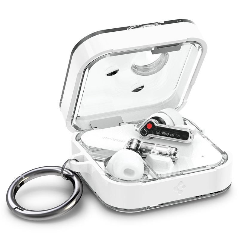 Spigen Ultra Hybrid, jet white - Nothing Ear (2) Spigen Ultra Hybrid, jet white - Nothing Ear (2)