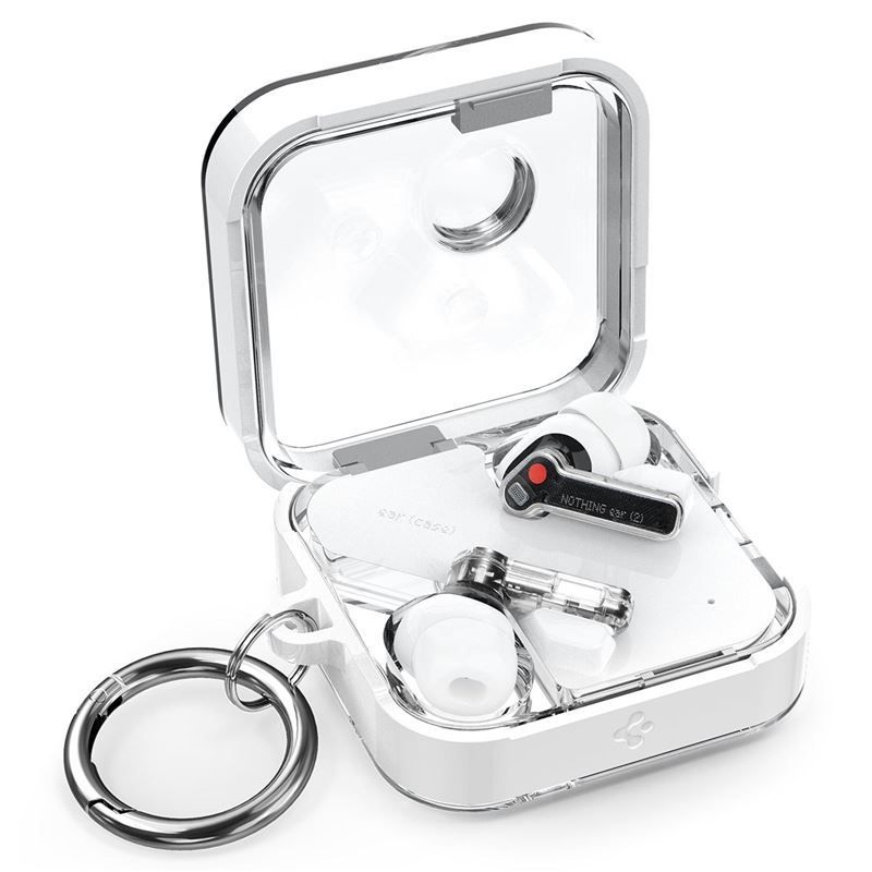 Spigen Ultra Hybrid, jet white - Nothing Ear (2) Spigen Ultra Hybrid, jet white - Nothing Ear (2)