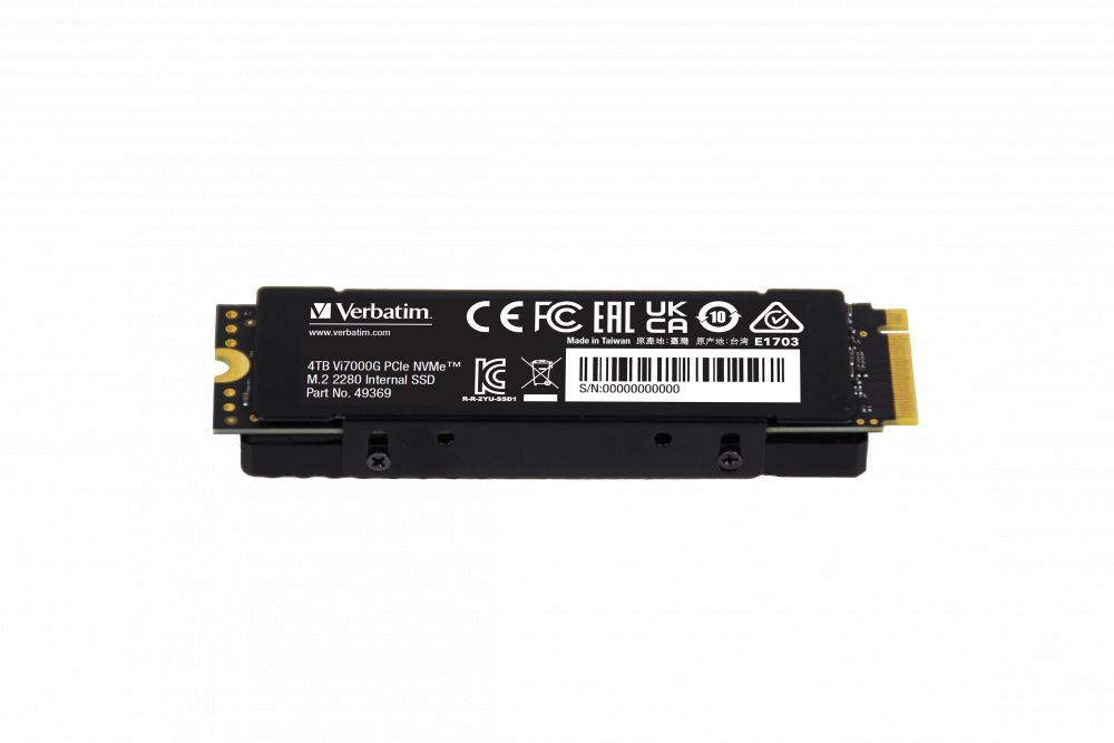 Verbatim 4TB M.2 2280 NVMe Vi7000 Verbatim 4TB M.2 2280 NVMe Vi7000