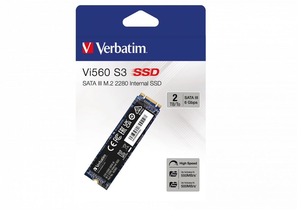 Verbatim 2TB M.2 2280 Vi560 S3 Verbatim 2TB M.2 2280 Vi560 S3