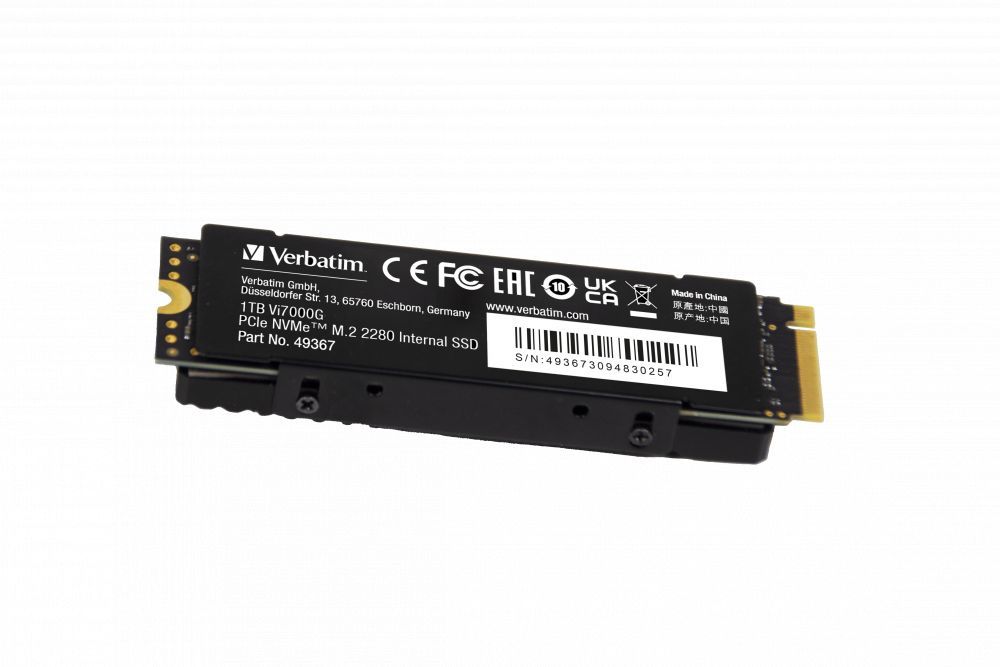 Verbatim 1TB M.2 2280 NVMe Vi7000G Verbatim 1TB M.2 2280 NVMe Vi7000G