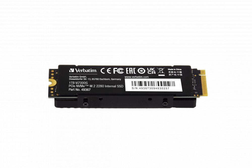 Verbatim 1TB M.2 2280 NVMe Vi7000G Verbatim 1TB M.2 2280 NVMe Vi7000G