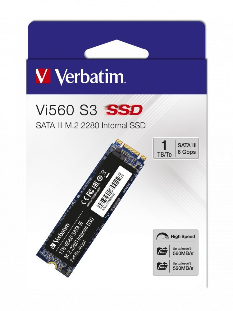 Verbatim 1TB M.2 2280 Vi560 S3 Verbatim 1TB M.2 2280 Vi560 S3