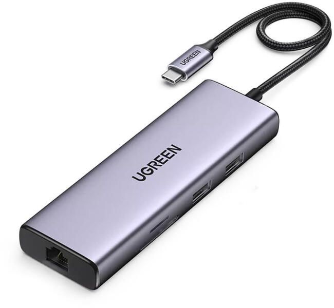 UGREEN Revodok 5-in-1 4K HDMI USB-C Hub mit 3x USB-A 3.0 Grey