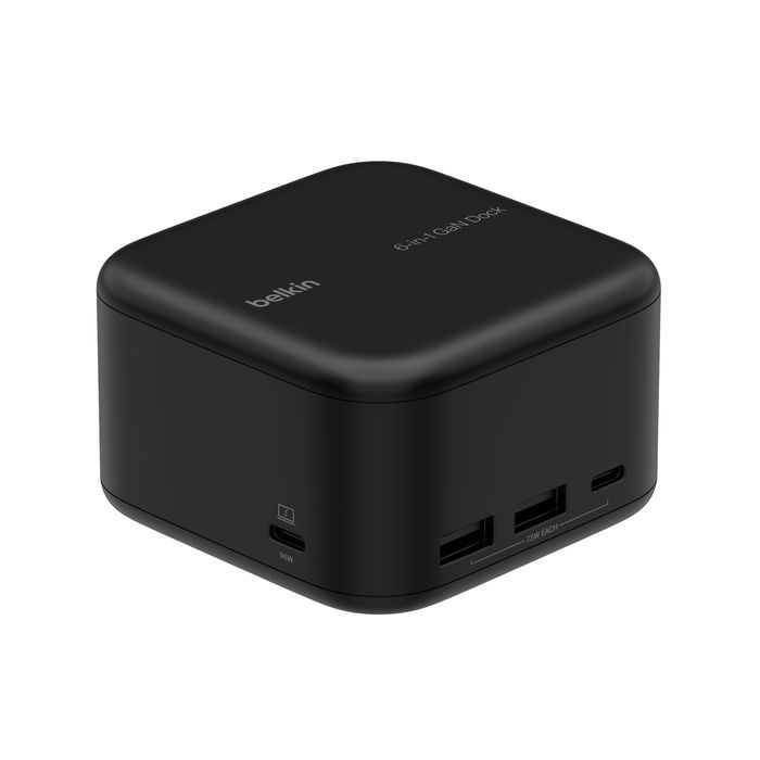 Belkin Connect USB-C 6-in-1 Core GaN Dock 130W Black