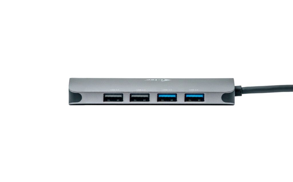 I-TEC USB-C Metal Nano 2x Display Docking Station+Power Delivery 100W Grey