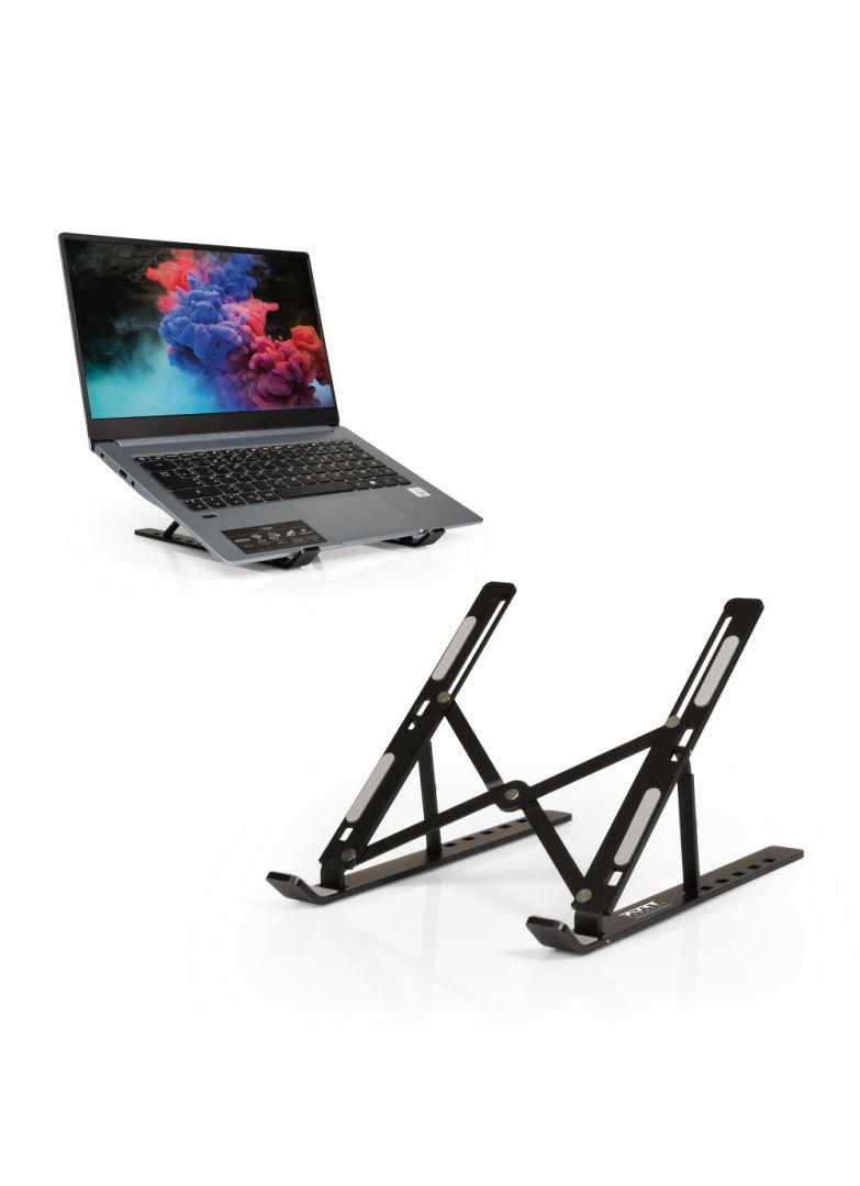 Port Designs Travel & Foldable Notebook Stand Black