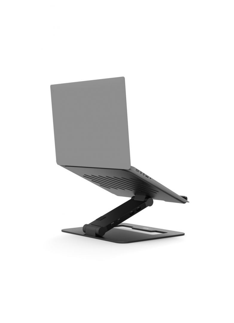 Port Designs 2 In 1 USB-C Docking Station With Notebook Stand