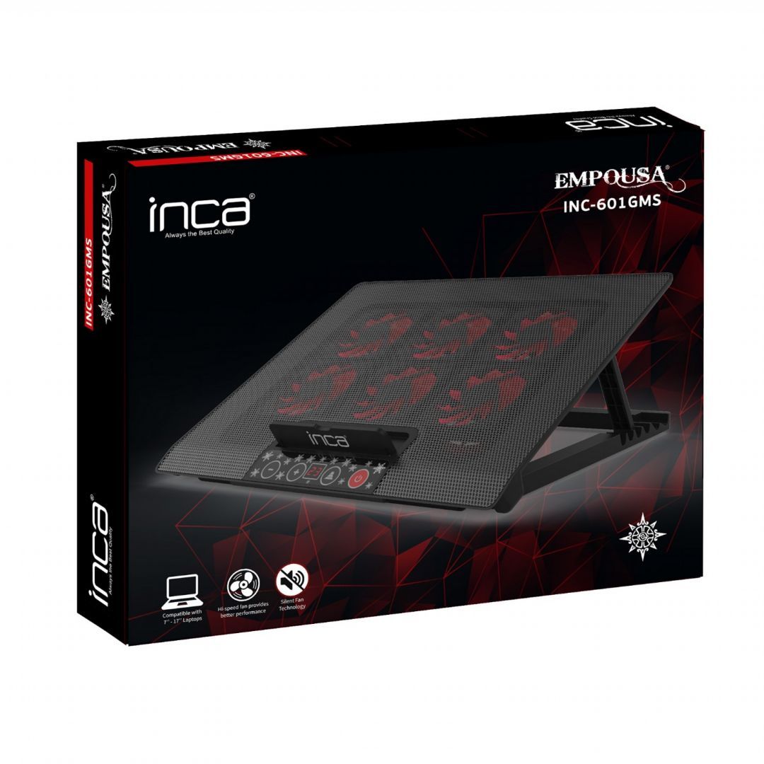 INCA INC-601GMS Gaming Notebook Cooler Black