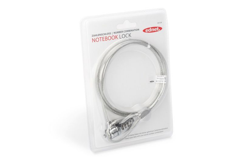 Ednet Notebook Lock with number combination