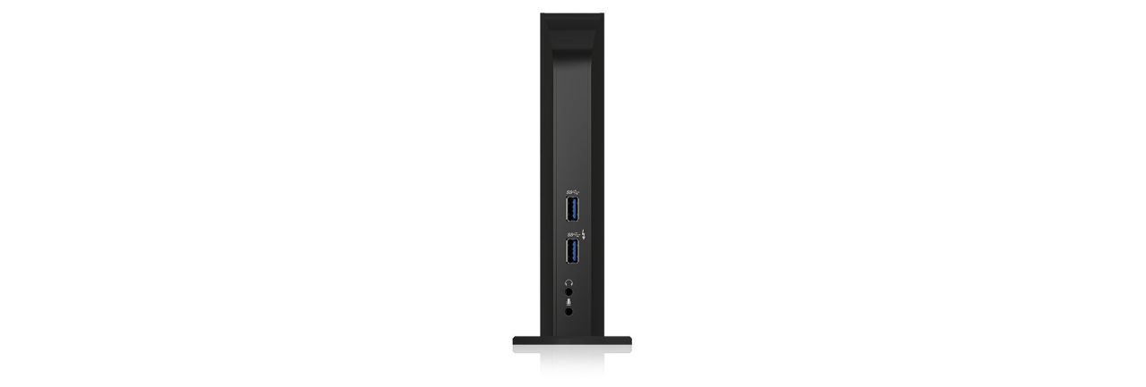 Raidsonic IcyBox IB-DK2242AC USB3.0 DockingStation with Dual DisplayPort interfaces Black