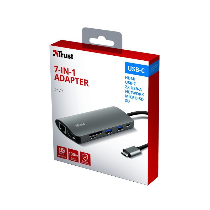 Trust Dalyx 7-in-1 USB-C Multiport Adapter